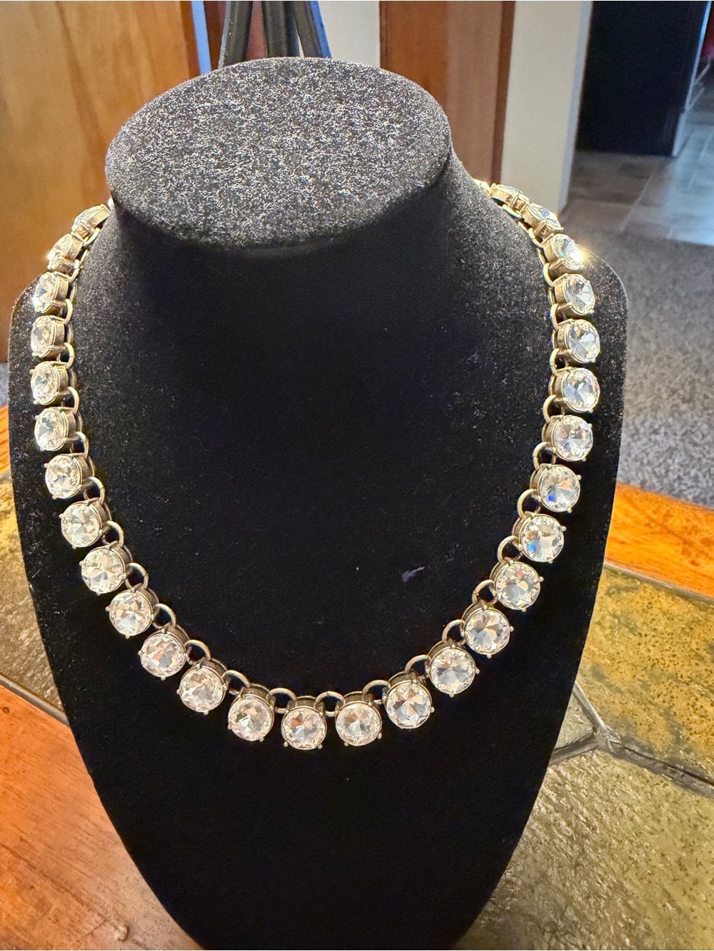 Chloe + Isabel Gold & Crystal Link Necklace
